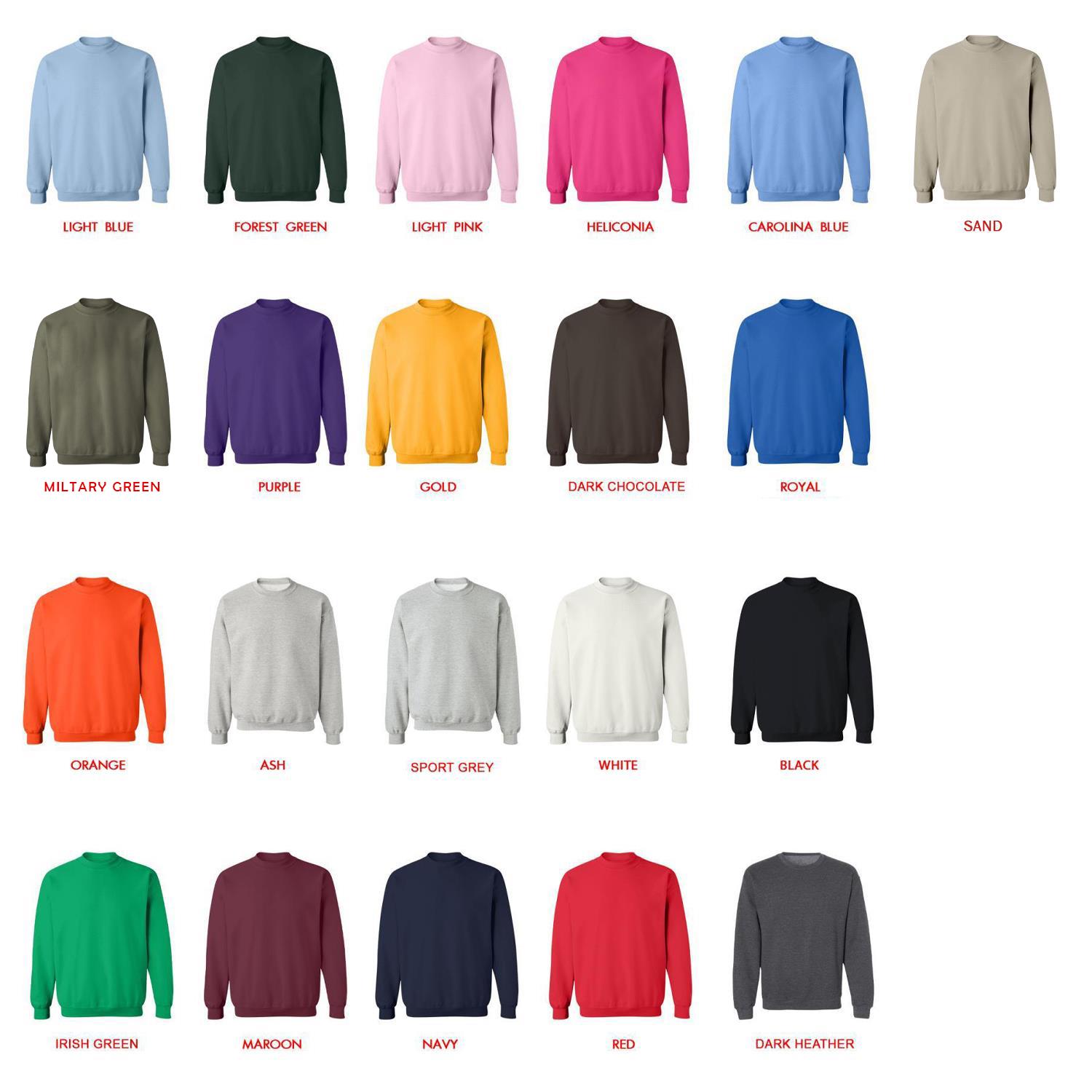 sweatshirt color chart - Five Nights at Freddy’s Shop