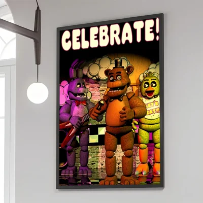 Must Have Fnaf Five-nights-At-Freddys Wall Art