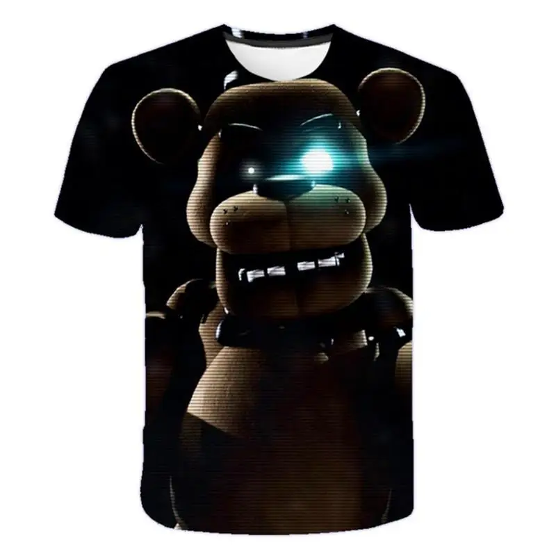 Five Night Freddy Vivid Printing 3D T-shirt