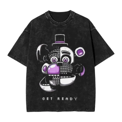 Five Nights at Freddy's Faded Mineral Wash T-shirt