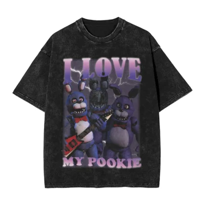 Five Nights at Freddy's Sepia-toned Mineral Wash T-shirt