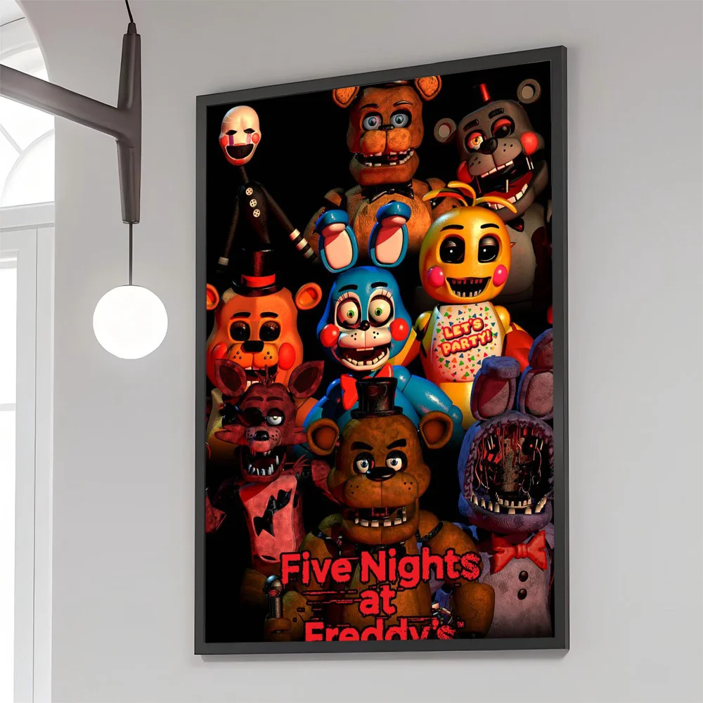 Fnaf Five-nights-At-Freddys Wall Art