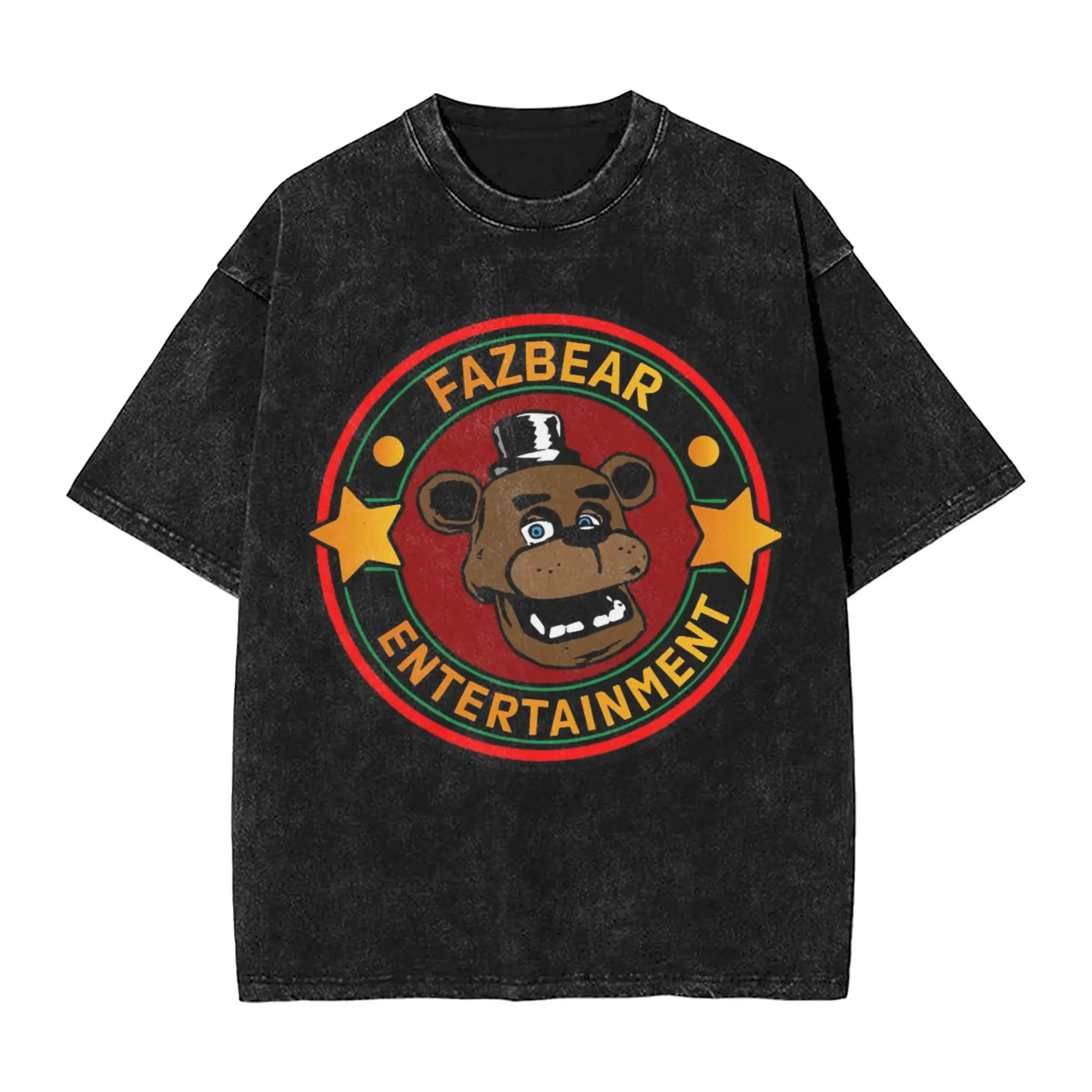 Five Nights at Freddy's Charred Mineral Wash T-shirt
