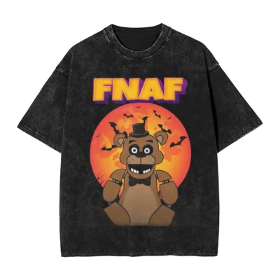 Five Nights at Freddy's Weathered Mineral Wash T-shirt