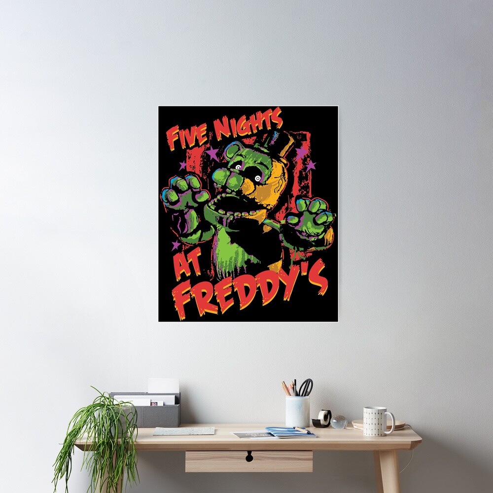 Five Nights At Freddy Phantom Freddy Poster - Image 2