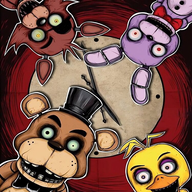 Five Nights At Freddy S Vintage Tote Bag - Image 2