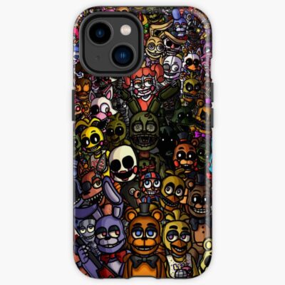 Fnaf Secuity Breach All Characters Design Iphone Case