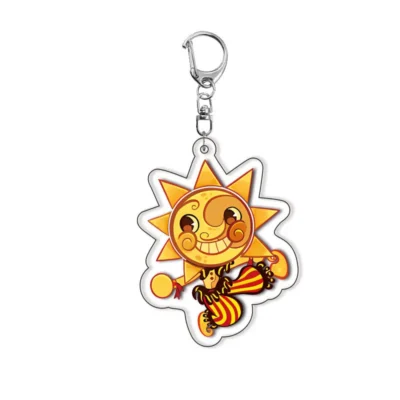 Alternative view of Sundrop FNAF Bag Decor Accessories Keychain