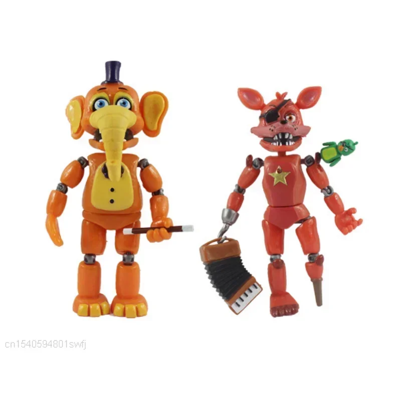 6pcs FNAF Figures Freddy Bonnie Foxy Fazbear Bear Figure - Image 4