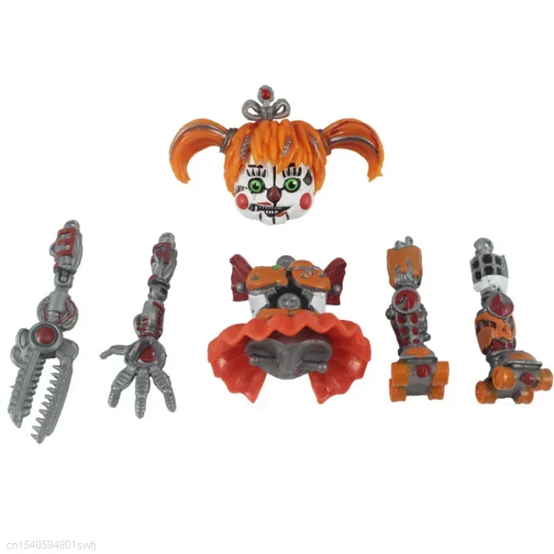 6pcs FNAF Figures Freddy Bonnie Foxy Fazbear Bear Figure - Image 3