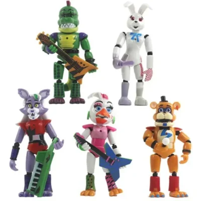 5Pcs/set FNAF Security Breach Series Figure