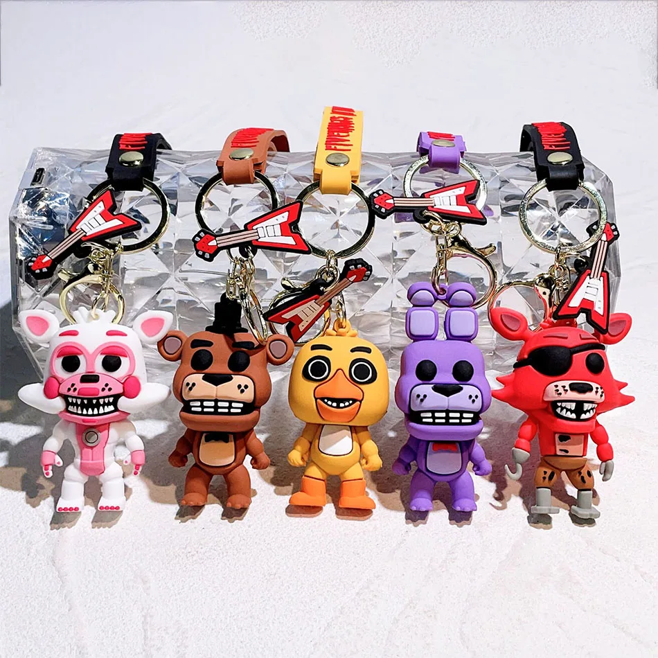 FNAF Freddy's Fazbear Bear Five Nights Freddy Keychain - Image 2