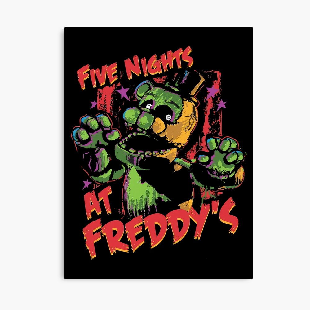 Five Nights At Freddys Vintage Poster