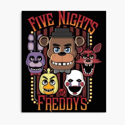 Five Nights At Freddy_S Pizzeria Multi Character Poster