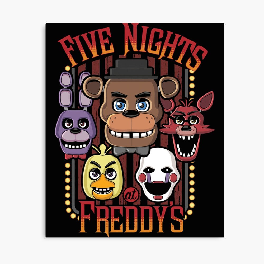 Five Nights At Freddy_S Pizzeria Multi Character Poster