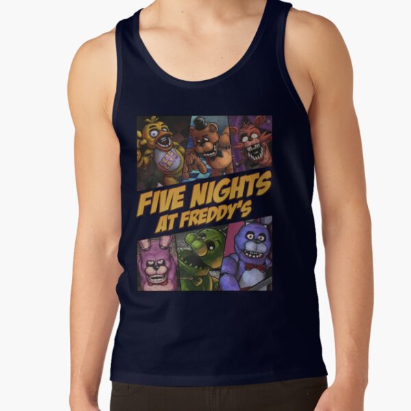 Halloween Five Nights At Freddys Tank Top - Image 5