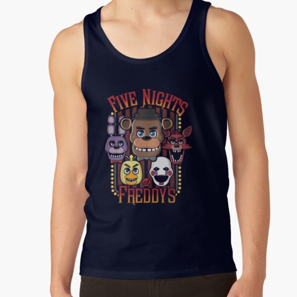 Five Nights At Freddy_s Multi Character Tank Top - Image 5