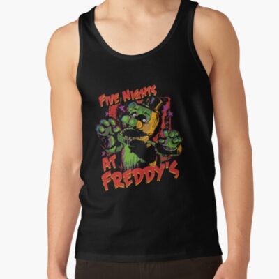 Funny Five Nights At Freddy S Phantom Tank Top