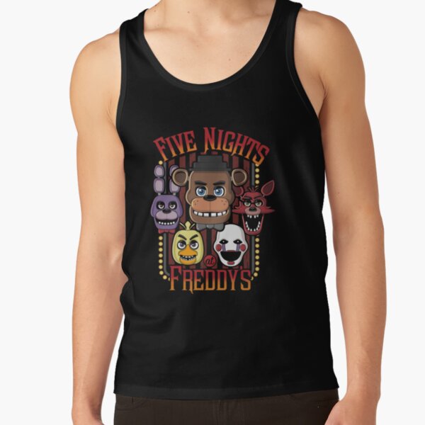 Five Nights At Freddy_s Multi Character Tank Top
