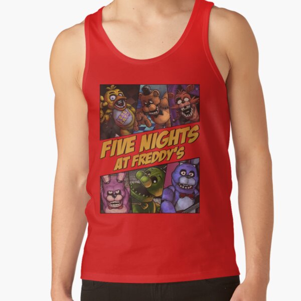 Halloween Five Nights At Freddys Tank Top - Image 4
