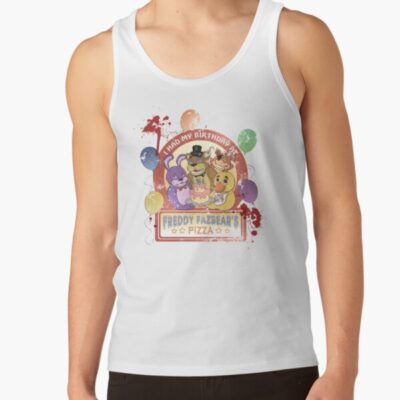 Freddy Fazbear S Birthday Survivor Version Tank Top