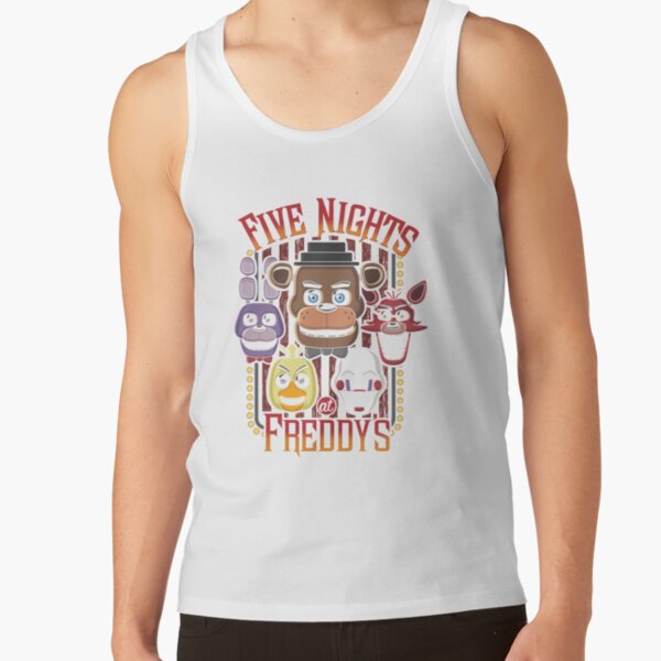 Five Nights At Freddy_s Multi Character Tank Top - Image 2