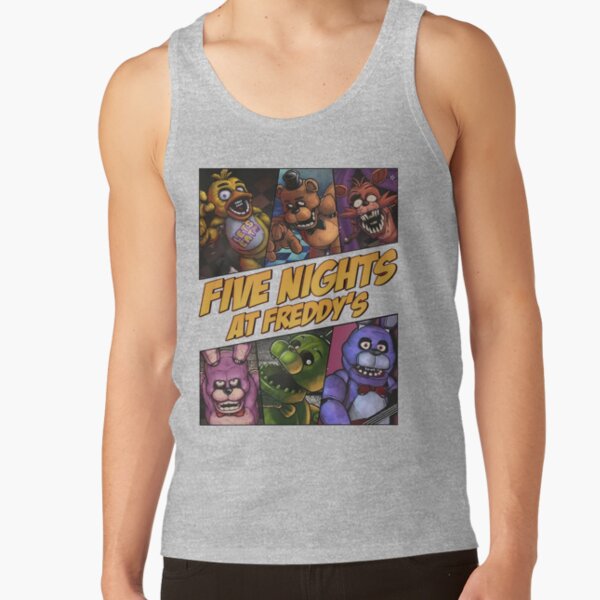 Halloween Five Nights At Freddys Tank Top - Image 3