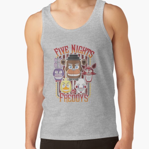 Five Nights At Freddy_s Multi Character Tank Top - Image 3