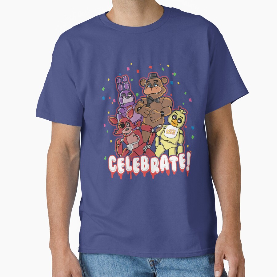 Five Nights At Freddy_s Celebrate T-shirt - Image 4