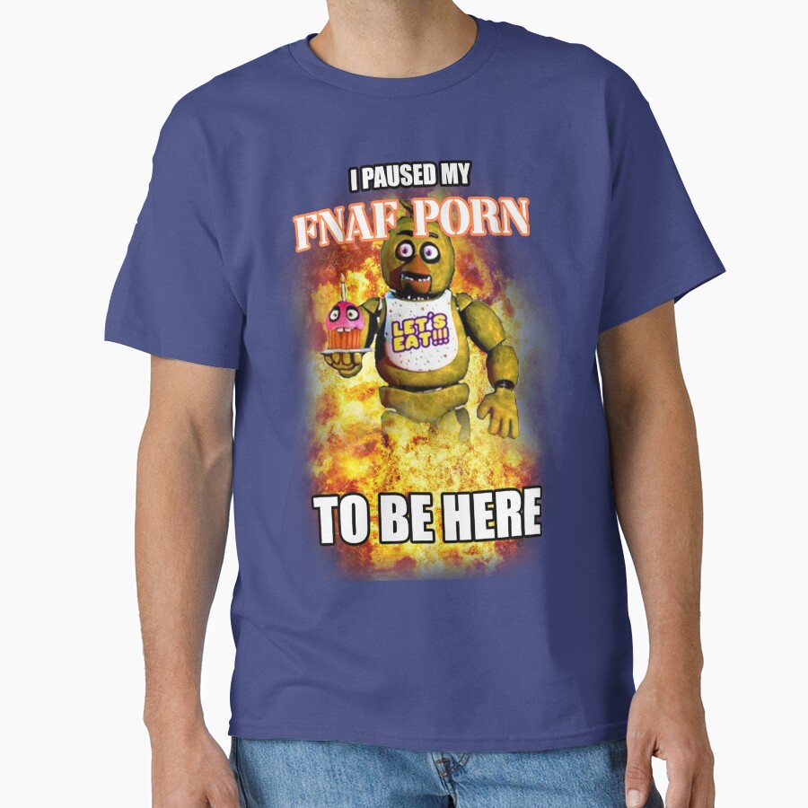 I Paused My Fnaf Porn To Be Here T-shirt - Image 4