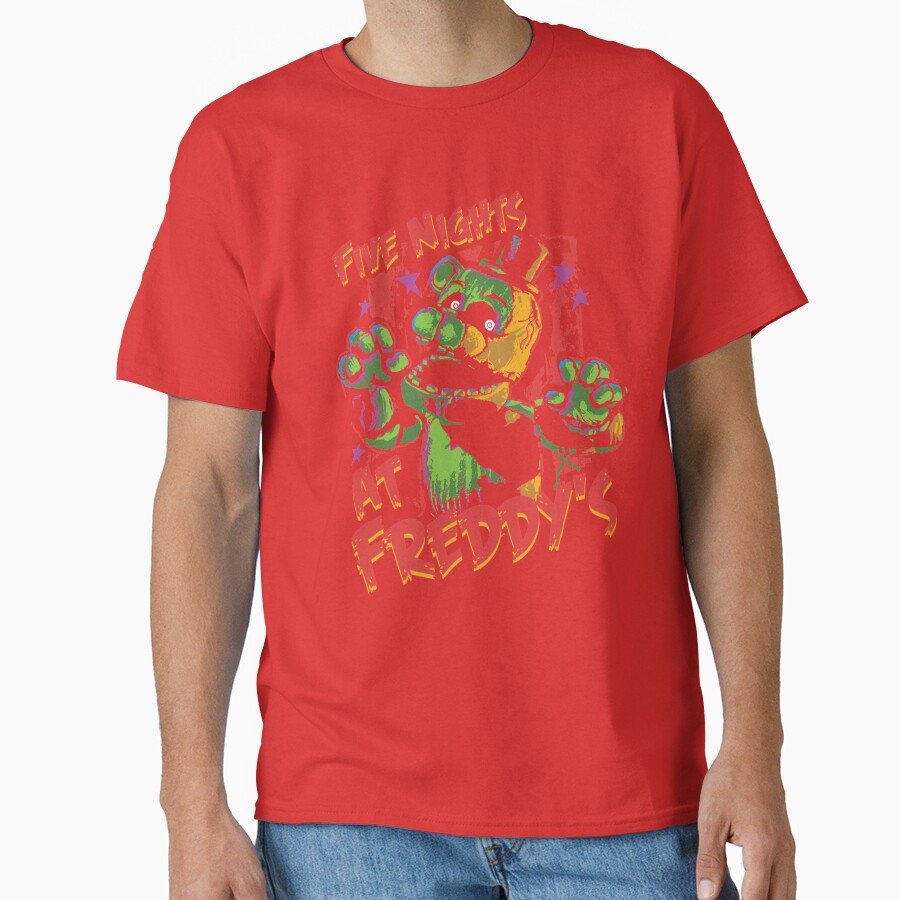 Five Nights At Freddy_s Phantom Freddy T-shirt - Image 5