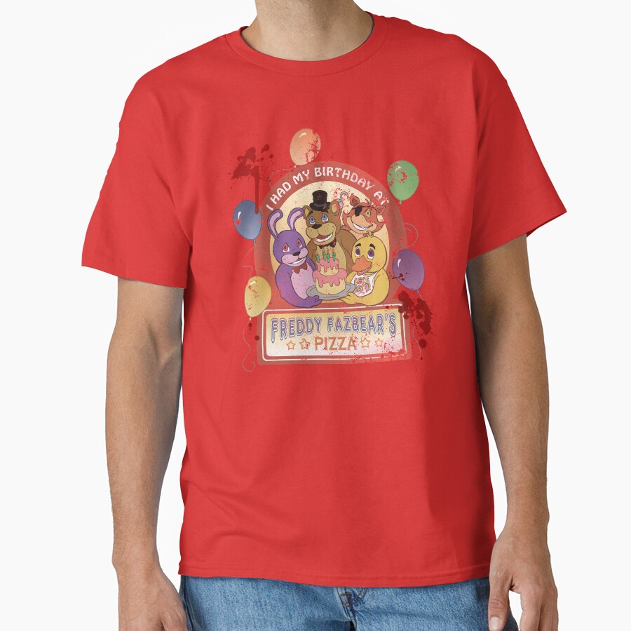 Freddy Fazbear S Birthday Survivor Version T-shirt - Image 5
