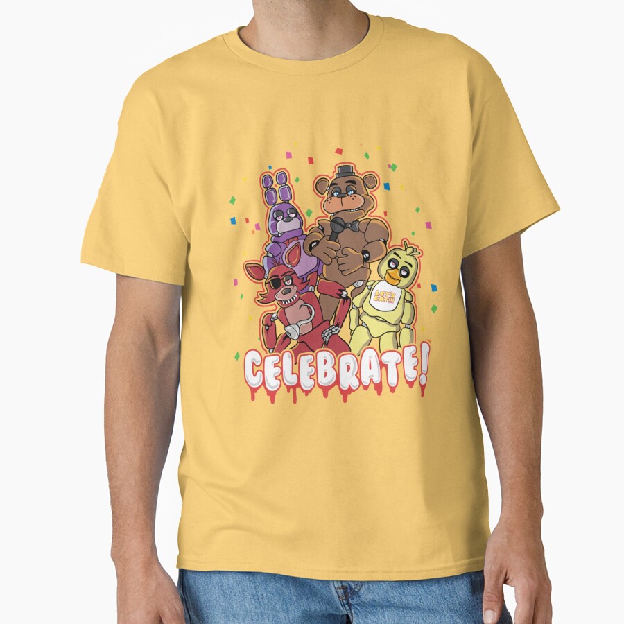 Five Nights At Freddy_s Celebrate T-shirt - Image 6