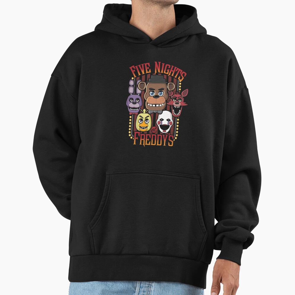 Five Nights At Freddy_s Pizzeria Multi Character Hoodie