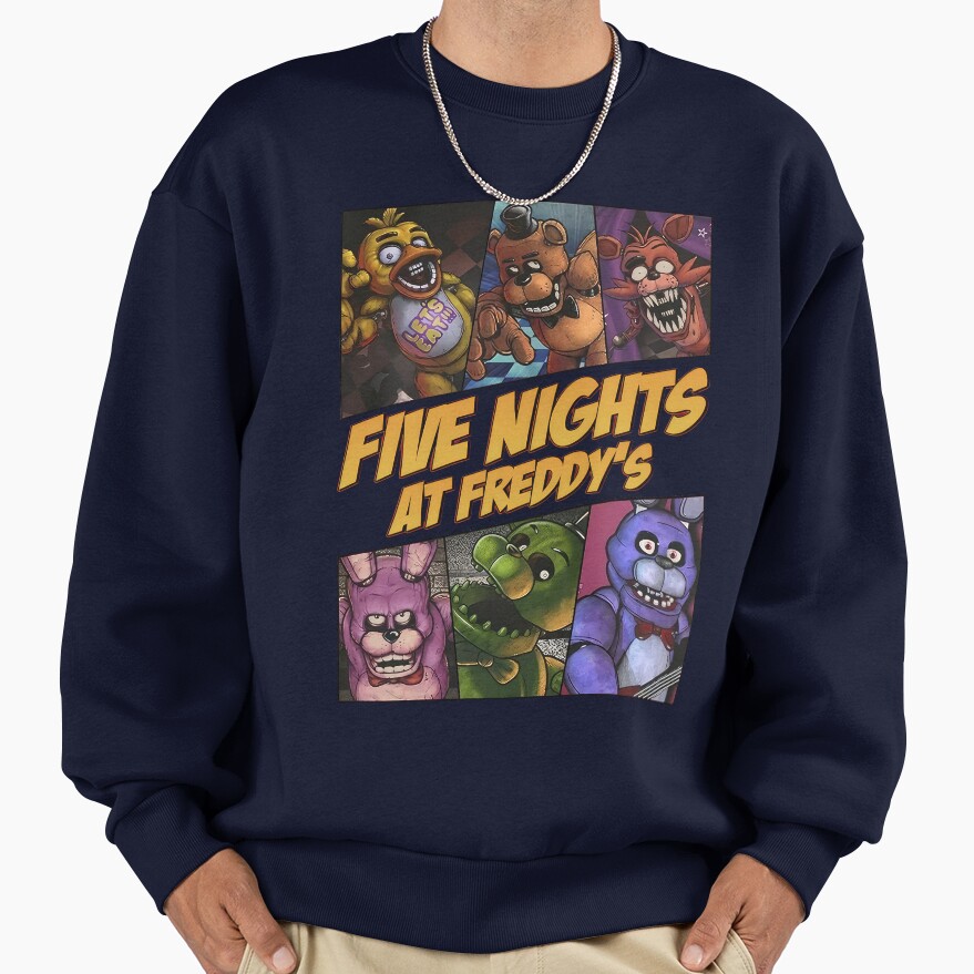 Halloween Five Nights At Freddys Sweatshirt - Image 5