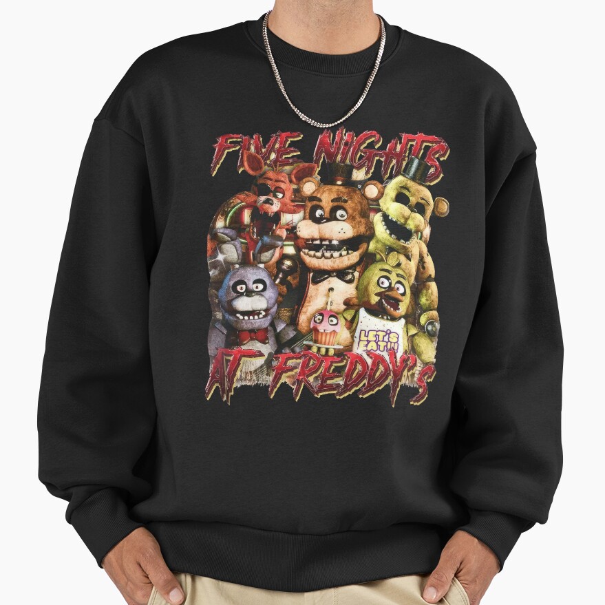 Five At Night Freddys Fnaf Movie Sweatshirt