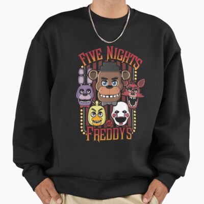 Five Nights At Freddy_s Pizzeria Multi Character Sweatshirt