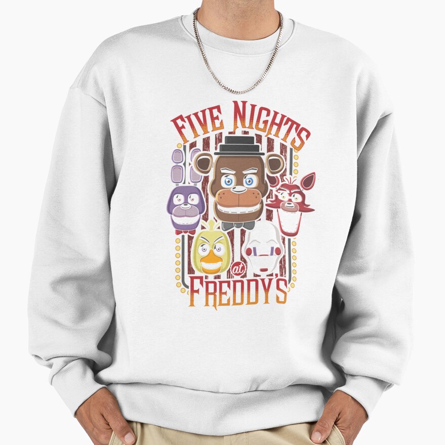Five Nights At Freddy_s Pizzeria Multi Character Sweatshirt - Image 2