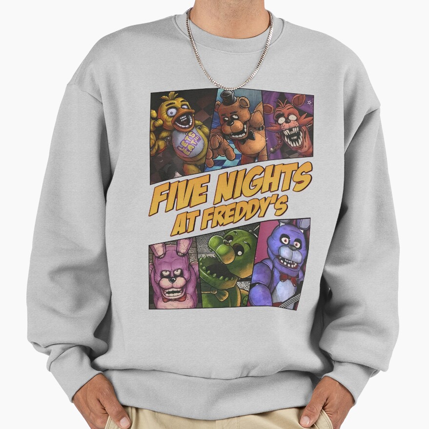 Halloween Five Nights At Freddys Sweatshirt - Image 4