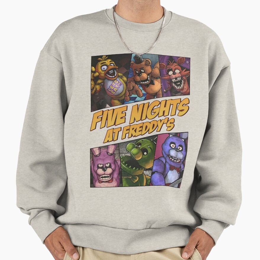 Halloween Five Nights At Freddys Sweatshirt - Image 3
