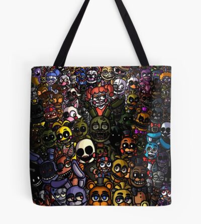 Fnaf Secuity Breach All Characters Design Tote Bag