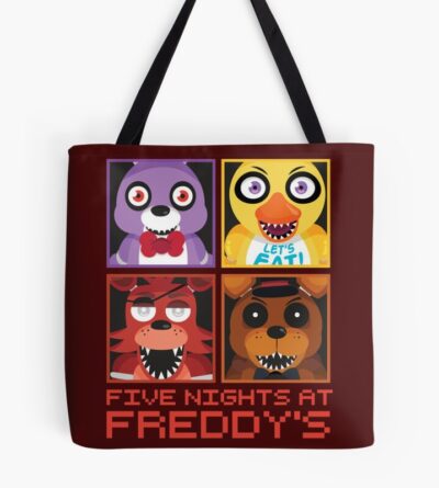 Five Night At Freddy Character Tote Bag