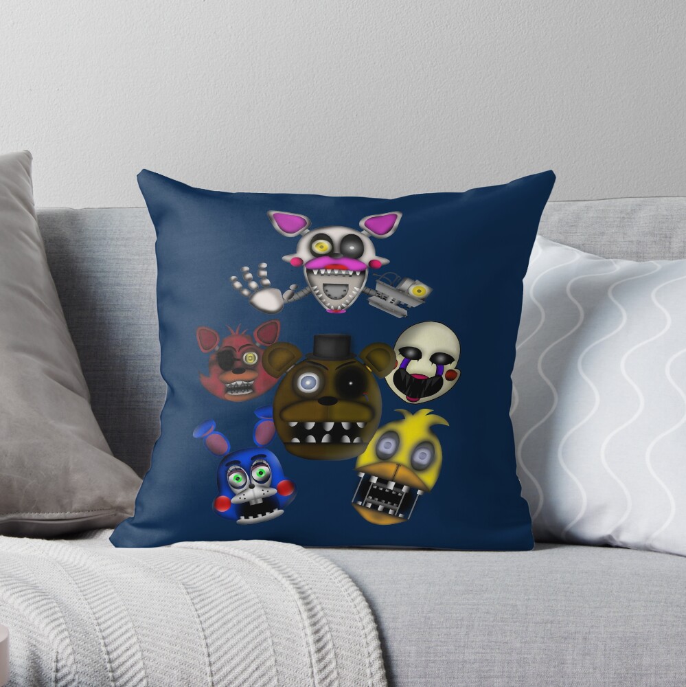 Five Nights Throw Pillow