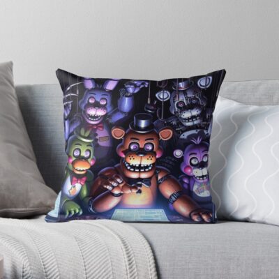 Five Nights At Freddy S Security Breach Art Throw Pillow