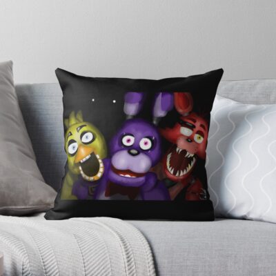 Fnaf New Collection Throw Pillow