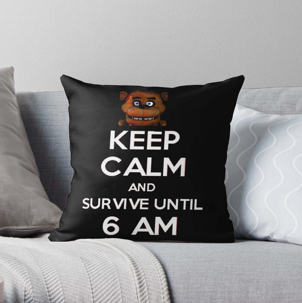 Five Nights At Freddy S Retro Throw Pillow