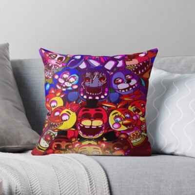Five Nights At Freddys Throw Pillow