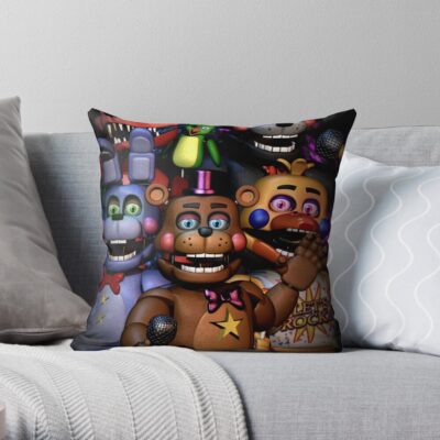 Fnaf Security Breach Vivid Printing Throw Pillow