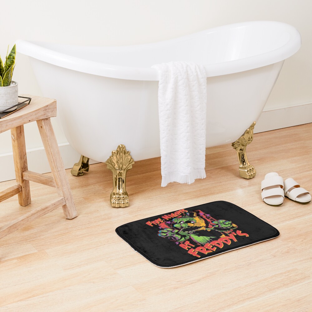 Funny Five Nights At Freddy S Phantom Bath Mat - Image 2