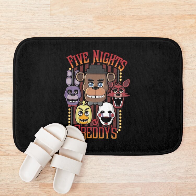 Five Nights At Freddy_S Pizzeria Multi Character Bath Mat - Image 3